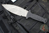 Blackside Customs Fairgate Smachet- Double Edge - Black G-10 Handle Scales- Beskar Finished PSB27 Blade BSC-FAIR-BESKAR-BLKG10