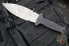Blackside Customs Fairgate Smachet- Double Edge - Black G-10 Handle Scales- Beskar Finished PSB27 Blade BSC-FAIR-BESKAR-BLKG10