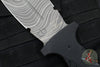 Blackside Customs Fairgate Smachet- Double Edge - Black G-10 Handle Scales- Beskar Finished PSB27 Blade BSC-FAIR-BESKAR-BLKG10