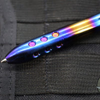 Blackside Customs Titanium Pen - Flamed and Polished v6