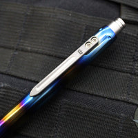Blackside Customs Titanium Pen - Flamed and Polished v6