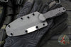 Blackside Customs Phase 7- Double Edge Dagger - Black Aluminum Scales- Grey Half Tone Camo Finished PBS27 Steel Blade BSC-P7-BLKAL-HALFGRY