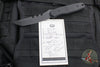 Blackside Customs Kimura Fixed Blade - Reaper Back Cut- Black Blade Finish- Black G-10 Scales BSC-K1-REAPER-BLK-BLKG10