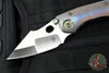 Borka Blades Custom Stitch- Cosmic Finished Titanium Handles and Clip- Satin Nightmare Grind Blade USN 2023