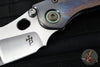 Borka Blades Custom Stitch- Cosmic Finished Titanium Handles and Clip- Satin Nightmare Grind Blade USN 2023