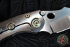 Borka Blades Custom Stitch- Cosmic Finished Titanium Handles and Clip- Satin Nightmare Grind Blade