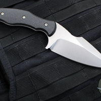 Borka Blades SB1 Fixed Blade -Stonewash with Carbon Fiber Scales