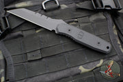 Blackside Customs Americana- Reverse Tanto Edge- Black Blade Finish- Black G-10 Scales BSC-AM-BLK-BLKG10