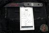 Blackside Customs Americana- Reverse Tanto Edge- Black With Blood Spattered Finish- Titanium Handle Scales BSC-AM-TI-MOC