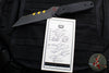 Blackside Customs Americana- Reverse Tanto Edge- Bounty Hunter Edition- Black G-10 Scales