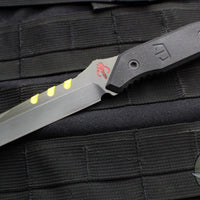 Blackside Customs Americana- Reverse Tanto Edge- Bounty Hunter Edition- Black G-10 Scales