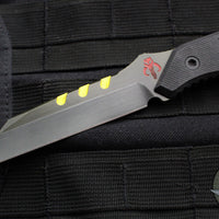 Blackside Customs Americana- Reverse Tanto Edge- Bounty Hunter Edition- Black G-10 Scales