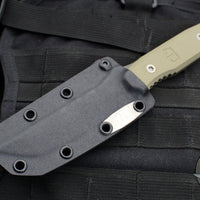 Blackside Customs Kimura Fixed Blade - OD Green Finish- OD Green G-10 Scales BSC-K1-OD-OD