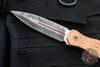 Blackside Customs Phase 7 SDM- Double Edge Dagger- Copper Handle- Beskar Redline Finish BSC-P7SDM-CU-BESKARREDLINE