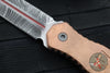 Blackside Customs Phase 7 SDM- Double Edge Dagger- Copper Handle- Beskar Redline Finish BSC-P7SDM-CU-BESKARREDLINE