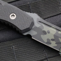 Blackside Customs Plan B Fixed Blade - Black G-10 Handle Scales- Black Camo Flying Tiger Graphic BSC-PB-BLK-FLYINGTIGER