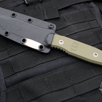 Blackside Customs Plan B Fixed Blade - OD Green Blade Finish- OD Green G-10 Scales BSC-PB-OD-OD