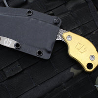 Blackside Customs/Strider Knives SLCC Fixed Blade- Tanto Edge- Beskar Edition- Brass Scale