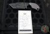 Blackside Customs/Strider Knives SLCC Fixed Blade- Tanto Edge- Titanium Scale- Black Multicam Blade Finish