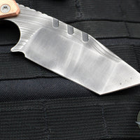 Blackside Customs/Strider Knives SLCC Fixed Blade- Tanto Edge- Beskar Edition- Copper Scale