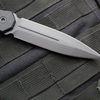 Blackside Customs Phase 7 SDM- Double Edge Dagger - Black G-10 Handle Scales- Black Finished Magnacut Blade BSC-P7SDM-BLK-BLK