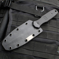 Blackside Customs Phase 7 SDM- Double Edge Dagger - Black G-10 Handle Scales- Black Finished Magnacut Blade BSC-P7SDM-BLK-BLK