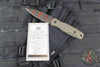 Blackside Customs Phase 7 SDM- Double Edge Dagger - Freddy's Dirty Sweater Edition- Tan G-10 Handle Scales- Dirty Sweater Finished Blade BSC-P7SDM-FREDDY