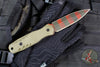 Blackside Customs Phase 7 SDM- Double Edge Dagger - Freddy's Dirty Sweater Edition- Tan G-10 Handle Scales- Dirty Sweater Finished Blade BSC-P7SDM-FREDDY