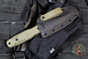 Blackside Customs Phase 7 SDM- Double Edge Dagger - Freddy's Dirty Sweater Edition- Tan G-10 Handle Scales- Dirty Sweater Finished Blade BSC-P7SDM-FREDDY