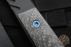 Blackside Customs Rykochet- Tomahawk- Black PVD Finished- Carbon Fiber Handle Scales- Carbon Fiber Head Scales- Titanium Hardware BSC-T-BLK-CF-CF