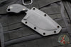 Blackside Customs/Strider Knives SLCC Fixed Blade- Drop Point Edge- Black G-10 Scale- Black Finished Magnacut Blade