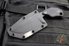 Blackside Customs/Strider Knives SLCC Fixed Blade- Drop Point Edge- Black G-10 Scale- Black Finished Magnacut Blade