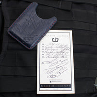 Blackside Customs- Starlingear Collaboration- Leather Card Case- Batch II Version 15