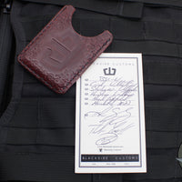 Blackside Customs- Starlingear Collaboration- Leather Card Case- Batch II Version 18