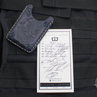 Blackside Customs- Starlingear Collaboration- Leather Card Case- Batch II Version 21
