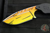 Blackside Customs/Strider Knives SLCC Fixed Blade- Drop Point Edge- Black G-10 Scale- Borderlands Finished Magnacut Blade