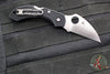 Spyderco Dragonfly Compact Folding Knife- Wharncliffe Edge- Black FRN Handle- Satin Blade C28FPWCBK2