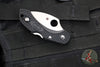 Spyderco Dragonfly Compact Folding Knife- Wharncliffe Edge- Black FRN Handle- Satin Blade C28FPWCBK2