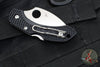 Spyderco Dragonfly Compact Folding Knife- Wharncliffe Edge- Black FRN Handle- Satin Blade C28FPWCBK2