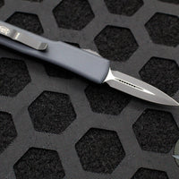 Microtech CALIFORNIA LEGAL OTF Knife- Double Edge- Tactical- Black Handle- Black Blade CA147-1 T 2019