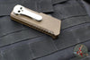 Chaves Knives C.H.U.B. OTF Knife - Crosshatch Pattern Brown Handle