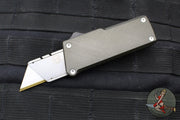 Chaves Knives C.H.U.B. OTF Knife - Crosshatch Pattern Green Handle