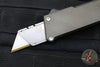 Chaves Knives C.H.U.B. OTF Knife - Crosshatch Pattern Green Handle