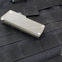 Chaves Knives C.H.U.B. OTF Knife - Crosshatch Pattern Green Handle