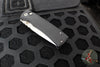 Chaves Protech Knives- Redencion 229- OTS Auto- Tanto Edge- Black Handle- Stonewash Blade