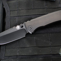 Chaves Knives Integral Redencion 229 Folder- Drop Point- Black PVD Finished Titanium Handle- Black PVD Finished Blade