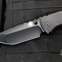 Chaves Knives Integral Redencion 229 Folder- Tanto Edge- Black PVD Finished Titanium Handle- Black PVD Finished Blade