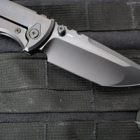 Chaves Knives Integral Redencion 229 Folder- Tanto Edge- Black PVD Finished Titanium Handle- Black PVD Finished Blade