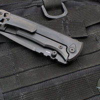 Chaves Knives Integral Redencion 229 Folder- Tanto Edge- Black PVD Finished Titanium Handle- Black PVD Finished Blade