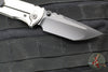 Chaves Knives Integral Redencion 229 Folder- Tanto Edge- Bright Stonewash Titanium Handle- Stonewash DLC Finished Blade